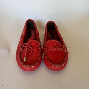 Carolina Herrera Red Kids Loafers